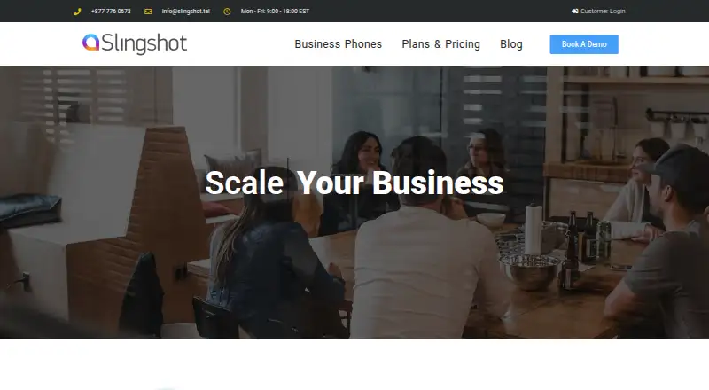 Slingshot VoIP screenshot