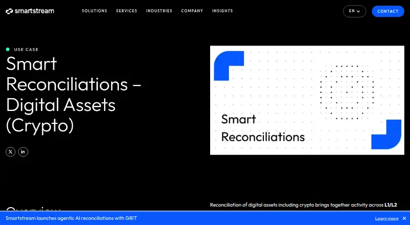 Smart Reconciliations – Digital Assets (Crypto) screenshot