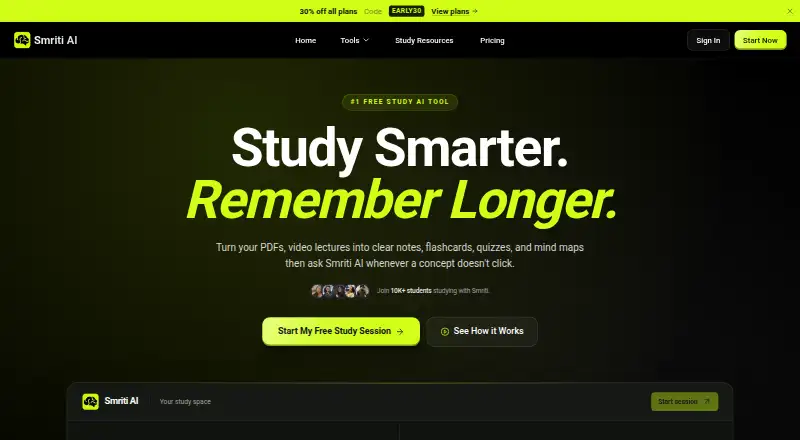 Smriti AI screenshot