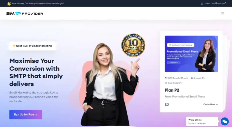 SMTPProvider screenshot