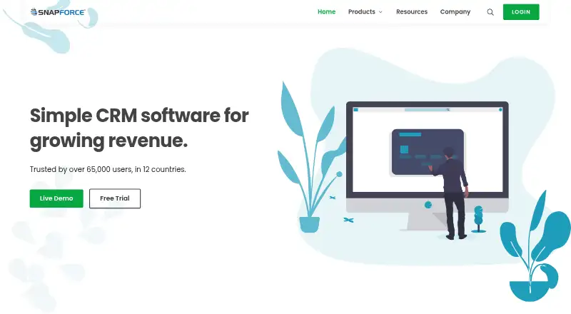 Snapforce CRM screenshot