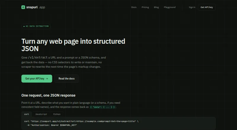 SnapURL Extract screenshot