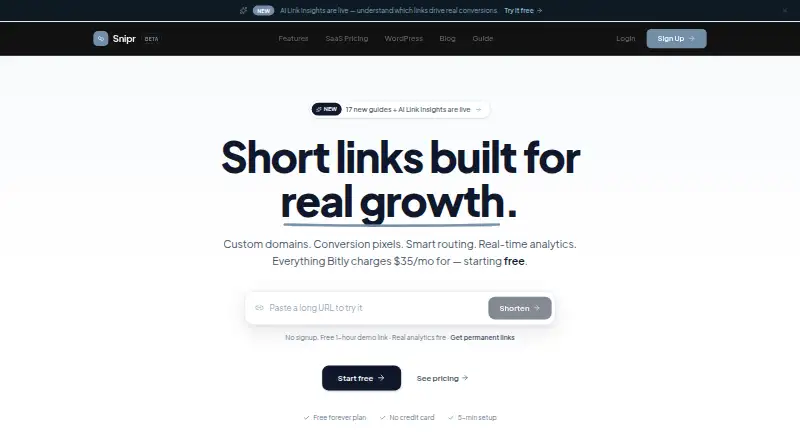 Snipr screenshot