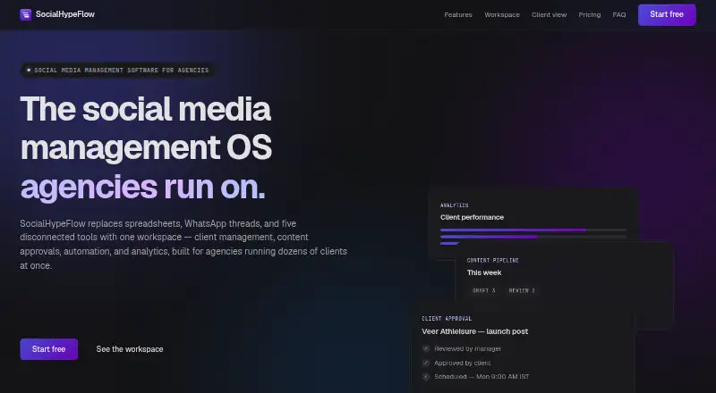 SocialHypeFlow screenshot