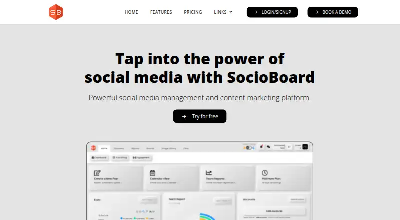 SocioBoard screenshot