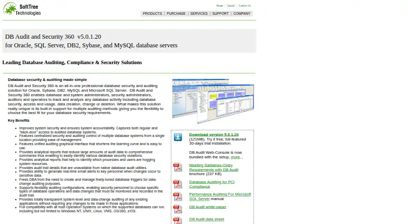 DB Audit and Security 360 screenshot