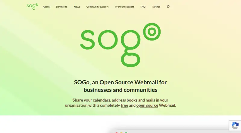 SOGo screenshot