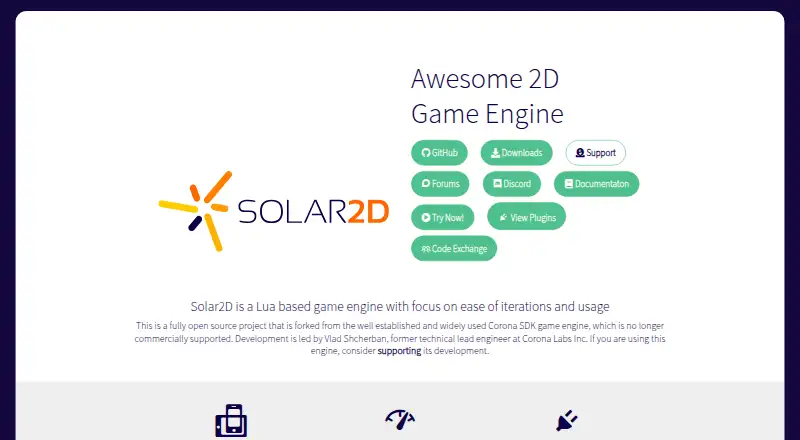 Solar2D screenshot