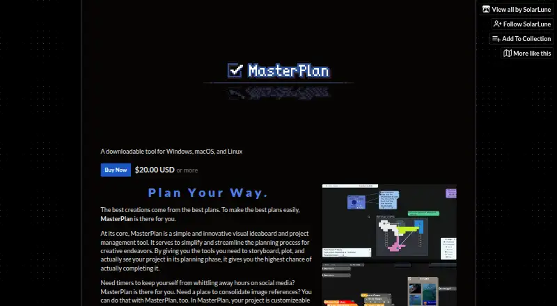 MasterPlan screenshot