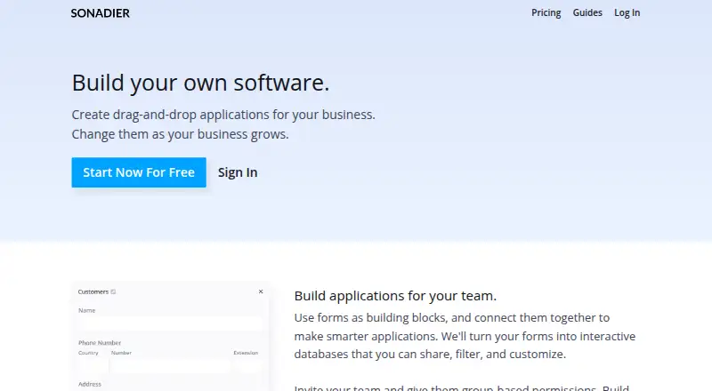 Sonadier screenshot