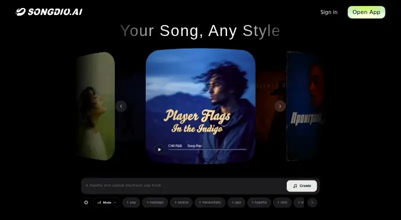 Songdio screenshot