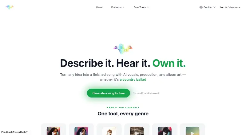 Songs AI screenshot