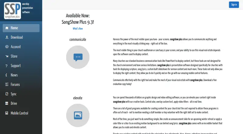 SongShow Plus screenshot