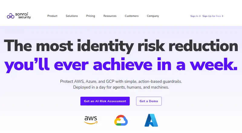 Sonrai Security screenshot