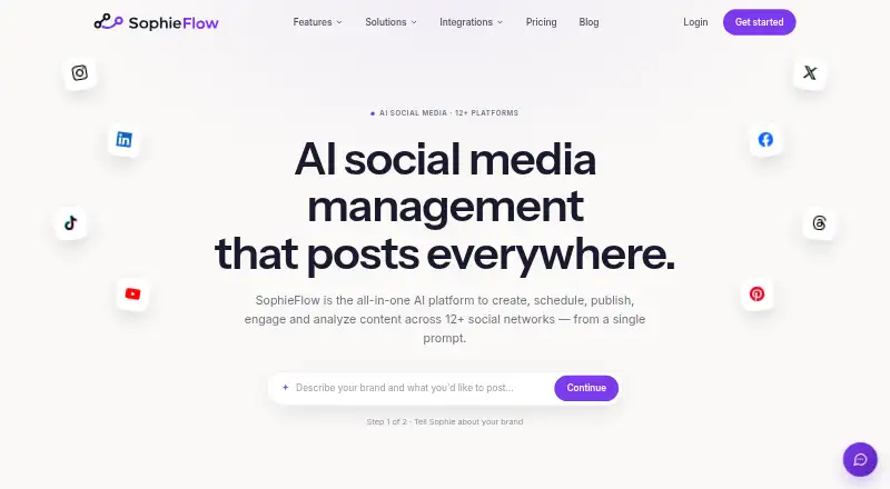 SophieFlow screenshot
