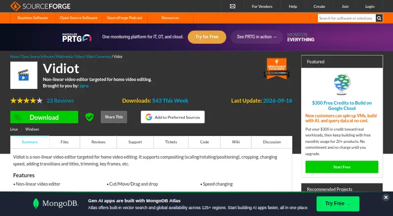 Vidiot screenshot