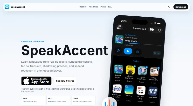 SpeakAccent screenshot