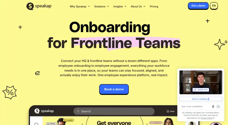 Speakap screenshot