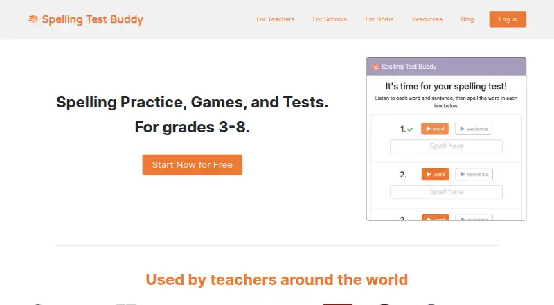 Spelling Test Buddy screenshot