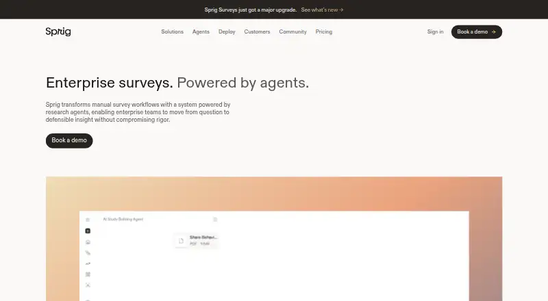 Sprig screenshot