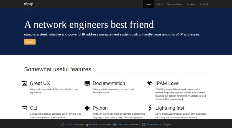 NIPAP screenshot