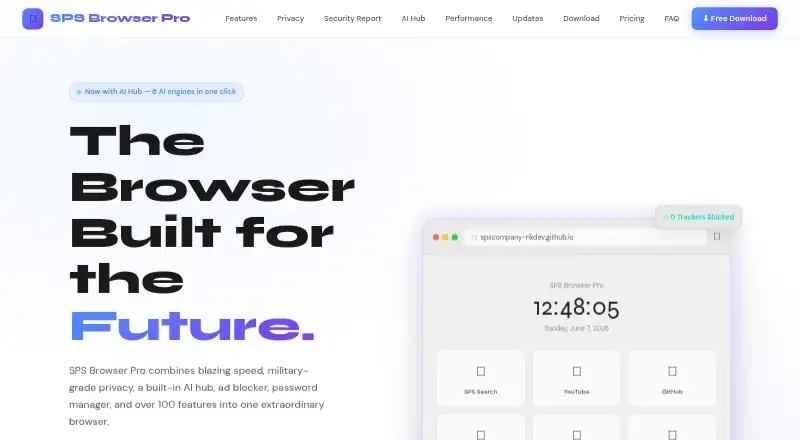 SPS Browser Pro screenshot