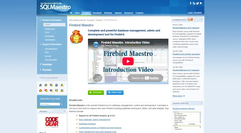 Firebird Maestro screenshot