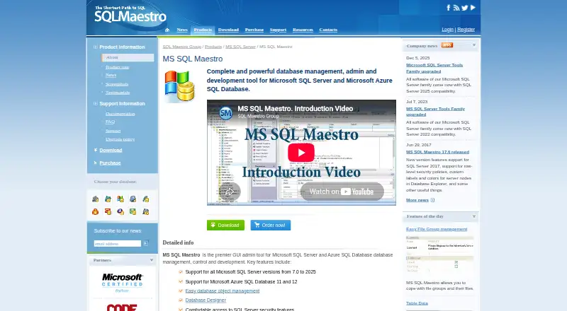 MS SQL Maestro screenshot