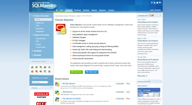 Oracle Maestro screenshot