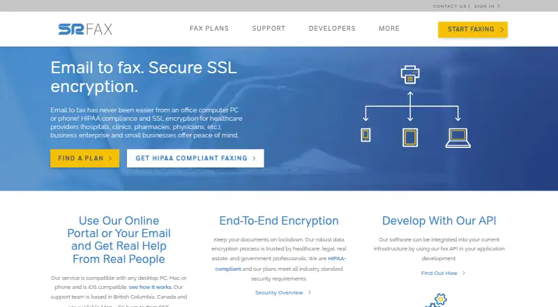 SRFax screenshot