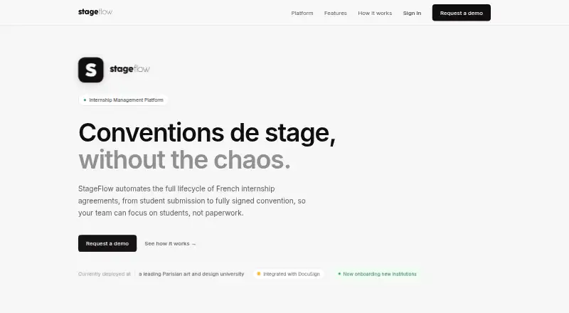 StageFlow screenshot
