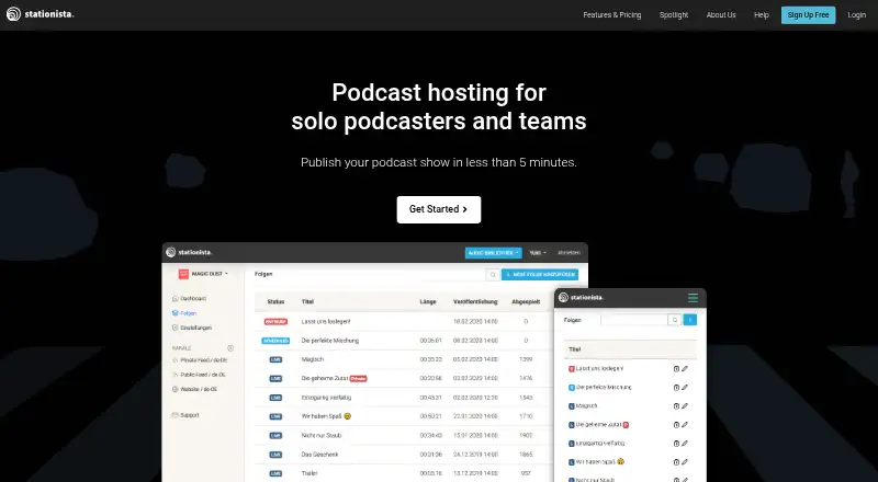 Stationista screenshot