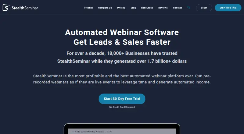 StealthSeminar screenshot