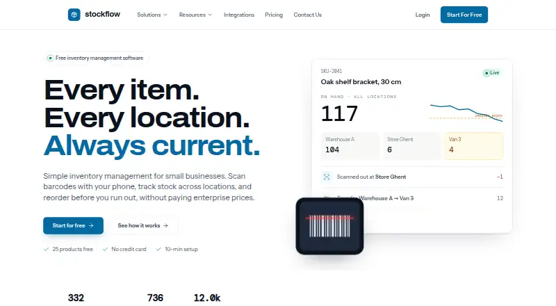 StockFlow screenshot