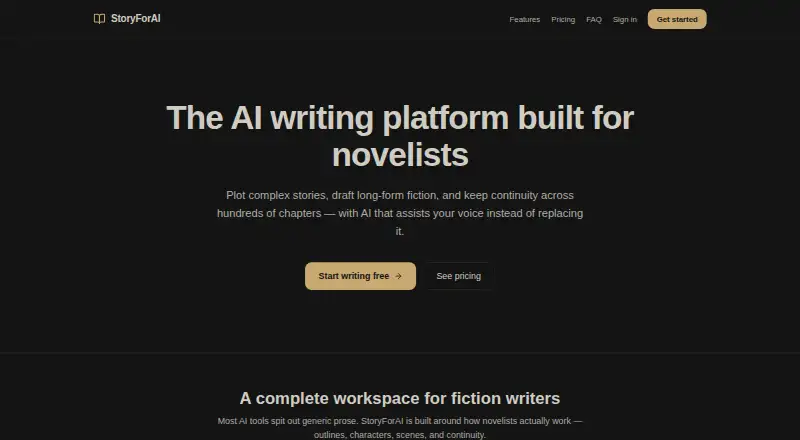 StoryForAI screenshot