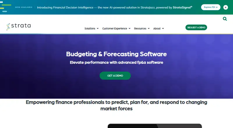 Axiom Budgeting and Forecasting screenshot