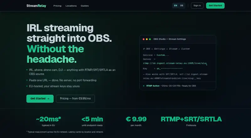 StreamRelay screenshot