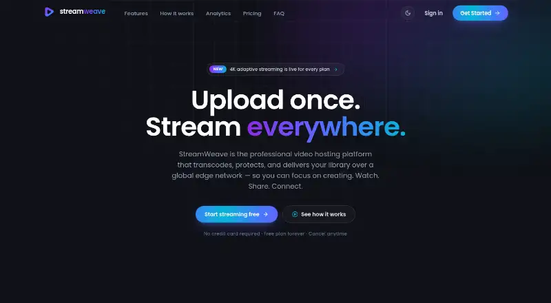 StreamWeave screenshot