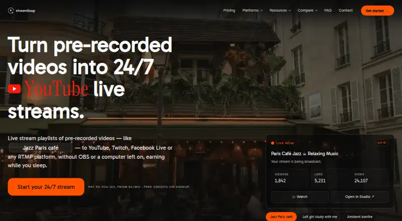 Streamloop screenshot