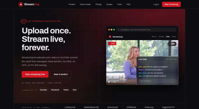 StreamZop screenshot