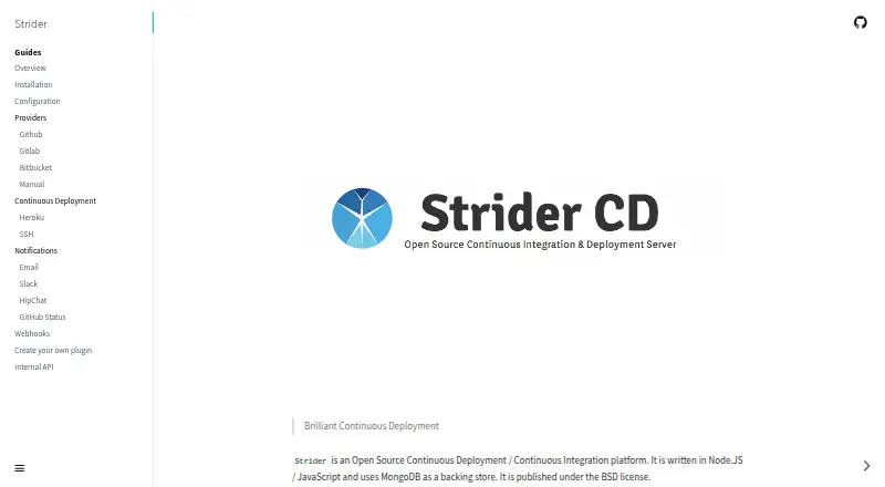 Strider screenshot