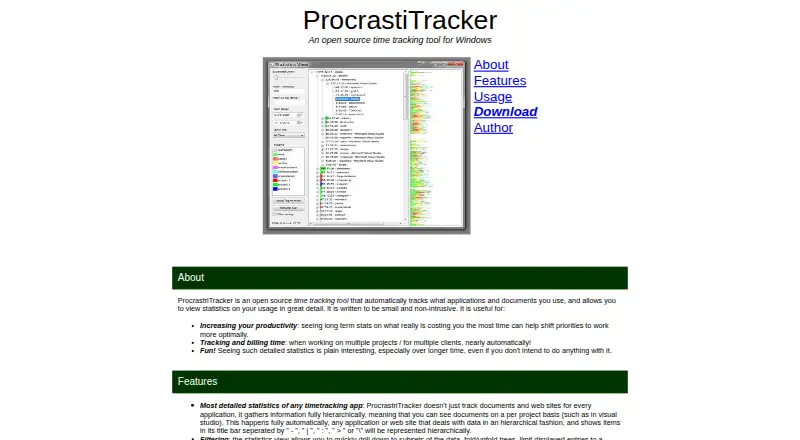 ProcrastiTracker screenshot