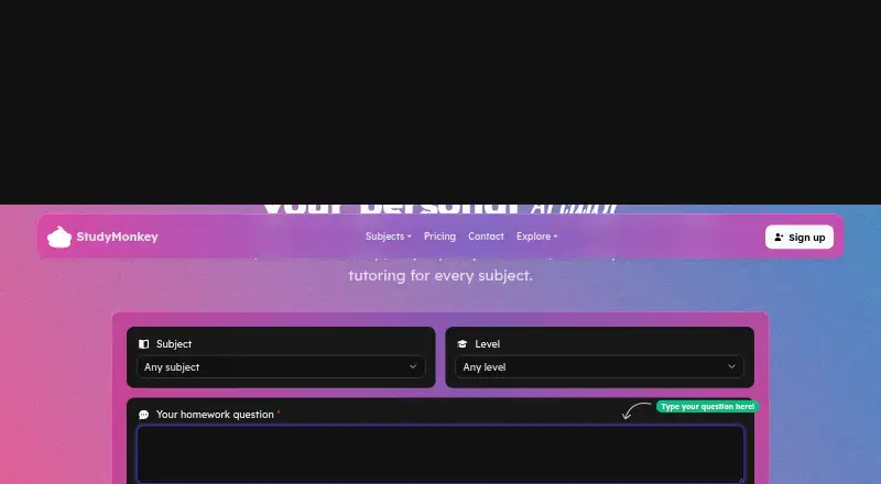 StudyMonkey screenshot