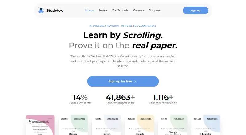 Studytok screenshot