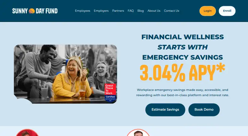 Sunny Day Fund screenshot