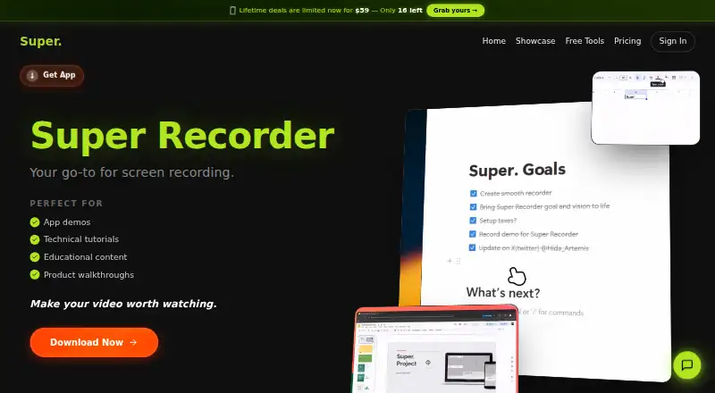 Super Recorder screenshot