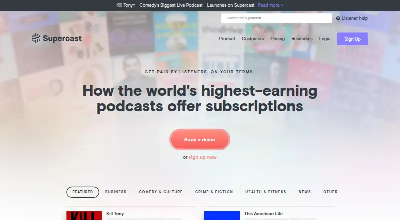 Supercast screenshot