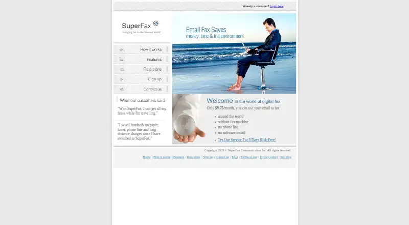 SuperFax screenshot