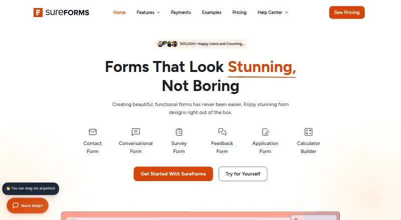 SureForms screenshot