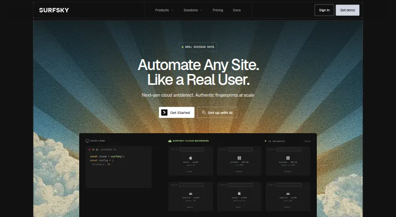 Surfsky Cloud Browser screenshot